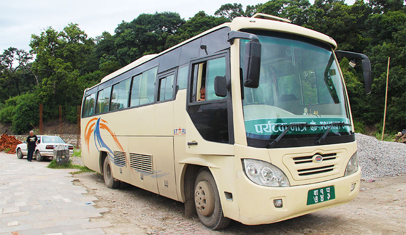 Kathmandu to Chitwan by Tourist Bus
